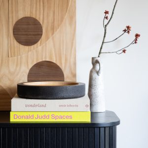 Bunn Coffee Bowl – Sustainable Decorative Bowl Round wooden bowl with coffee ground texture